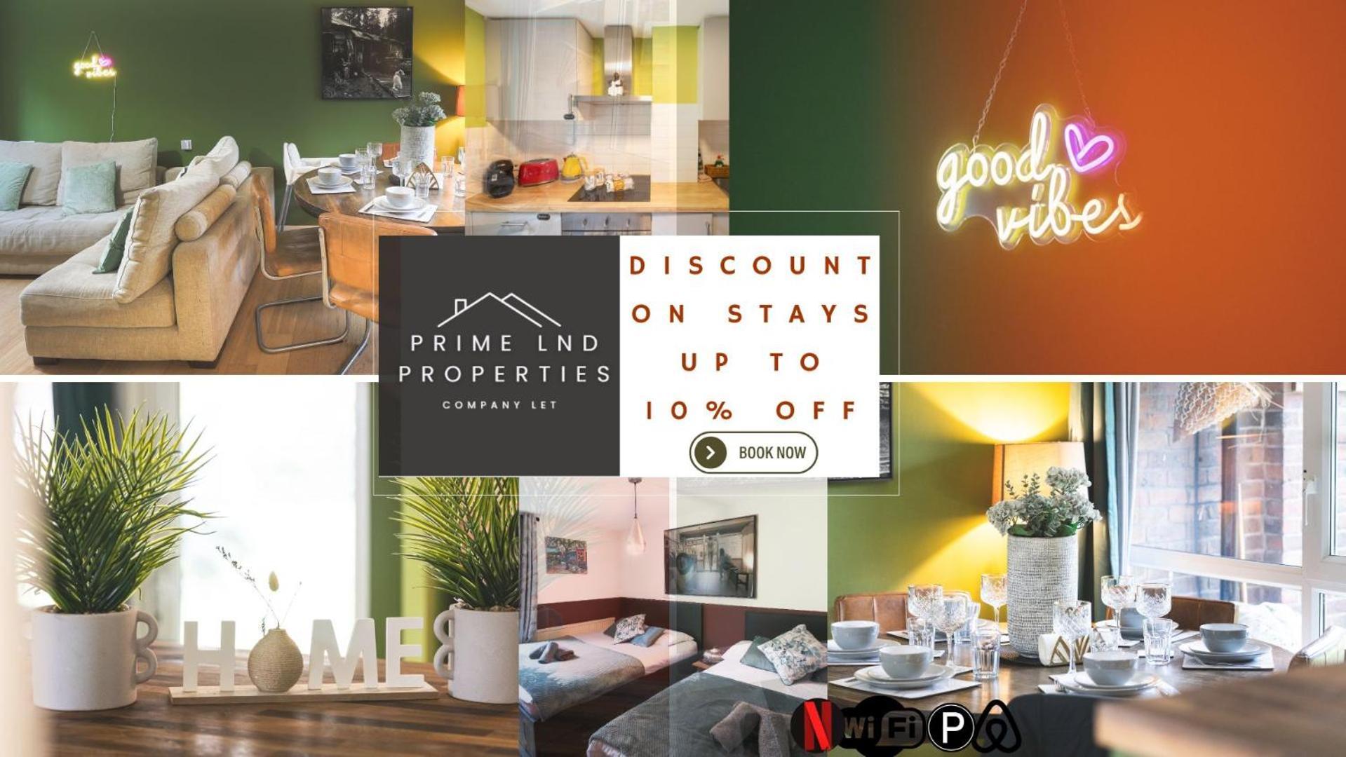 Apartment 20 Percent Off -todayonly-mobilerate Offers-genius Offers-londonbridge W Free Parking-wifi-sleeps7-4beds-netflix-family! London